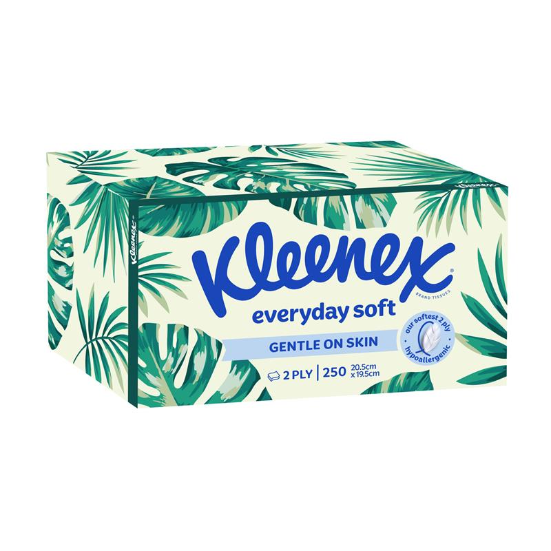 Load image into Gallery viewer, Kleenex Facial Tissues 250 Jumbo White
