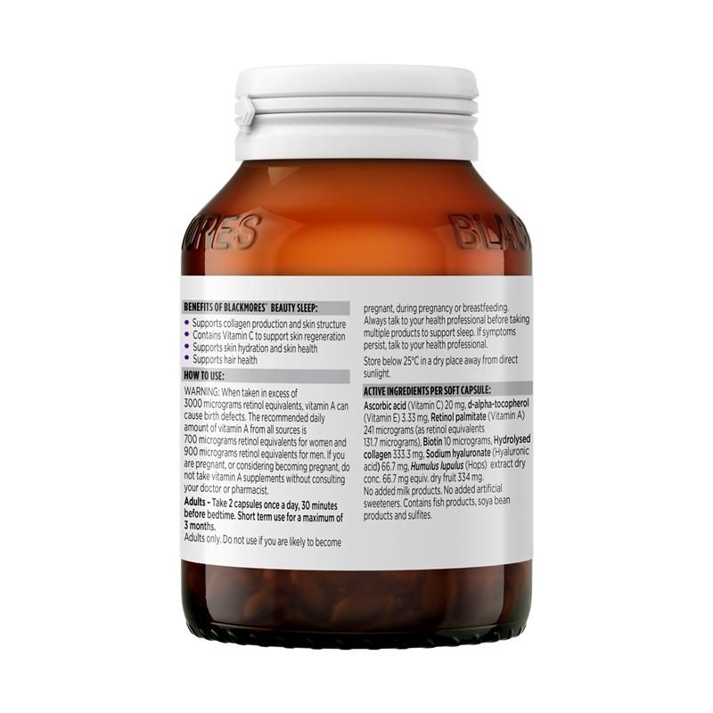 Load image into Gallery viewer, Blackmores Beauty Sleep 60 Capsules
