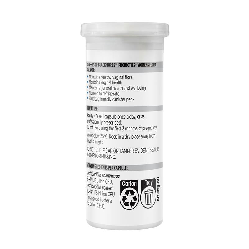 Load image into Gallery viewer, Blackmores Probiotics+ Womens Flora Balance 30 Capsules
