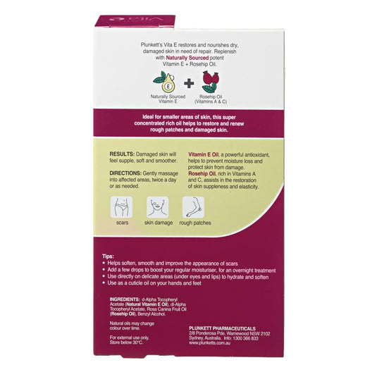 Plunkett's Vita E Pure Vitamin E Oil 25ml
