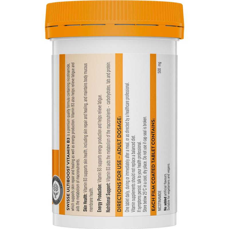 Load image into Gallery viewer, Swisse Ultiboost Vitamin B3 120 Tablets
