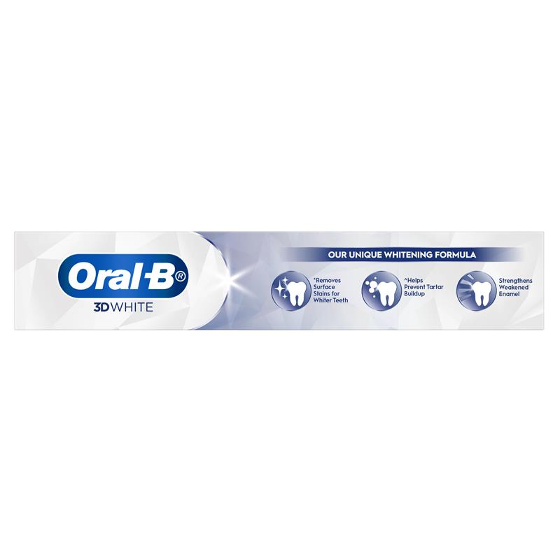 Load image into Gallery viewer, Oral B Toothpaste 3D White Strengthen Enamel 190g
