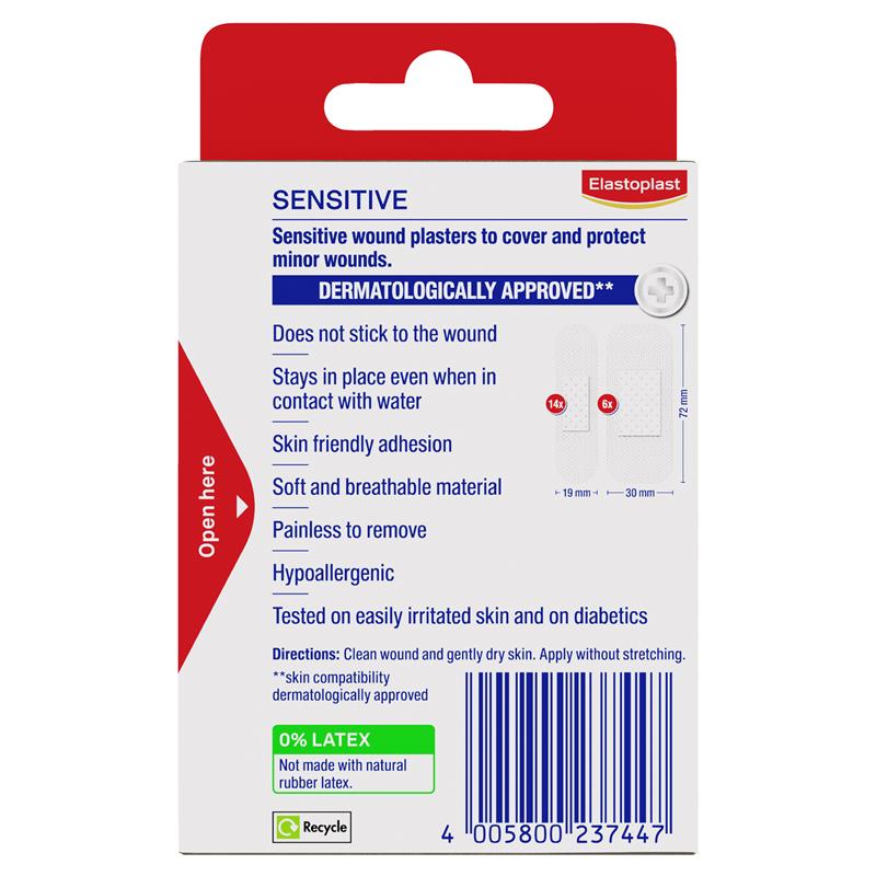 Load image into Gallery viewer, Elastoplast Sensitive Strips Assorted Pack 20
