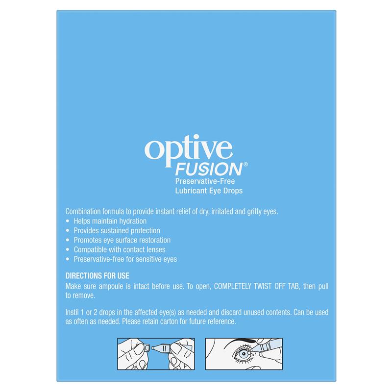 Load image into Gallery viewer, Optive Fusion Eye Drops 30 X 0.4mL

