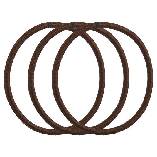 Lady Jayne Snagless Hair Elastics Brown 18 Pack