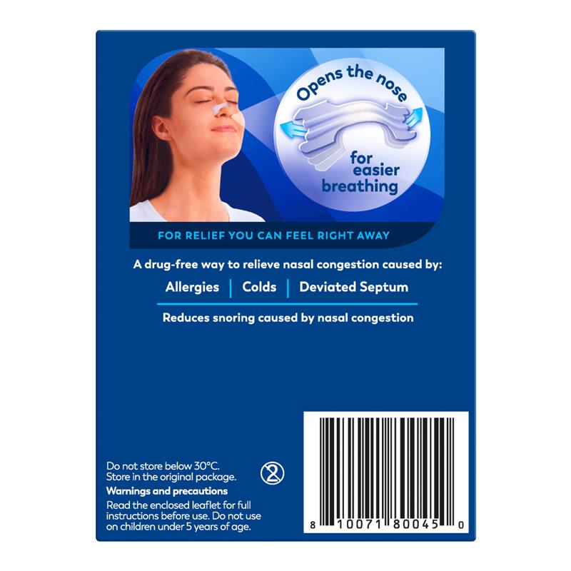 Load image into Gallery viewer, Breathe Right Clear Regular Nasal Congestion Strips 30

