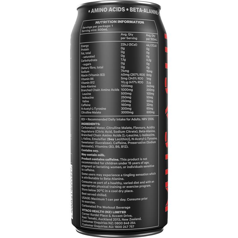 Load image into Gallery viewer, Musashi Energy Blue Raspberry 500ml
