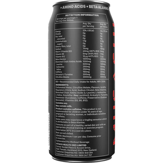 Musashi Energy Blue Raspberry 500ml