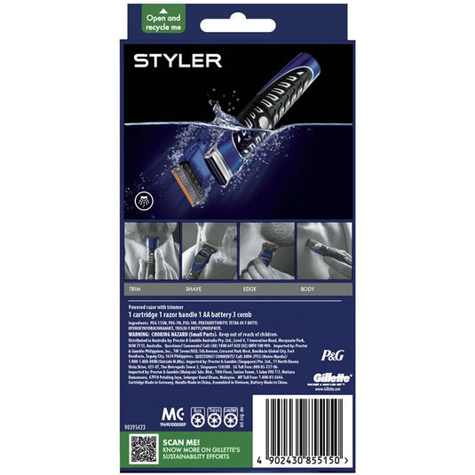 Gillette Fusion ProGlide Power Styler Shaving Razor