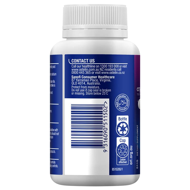 Load image into Gallery viewer, Ostelin Calcium &amp; Vitamin D3 + K2 60 Tablets
