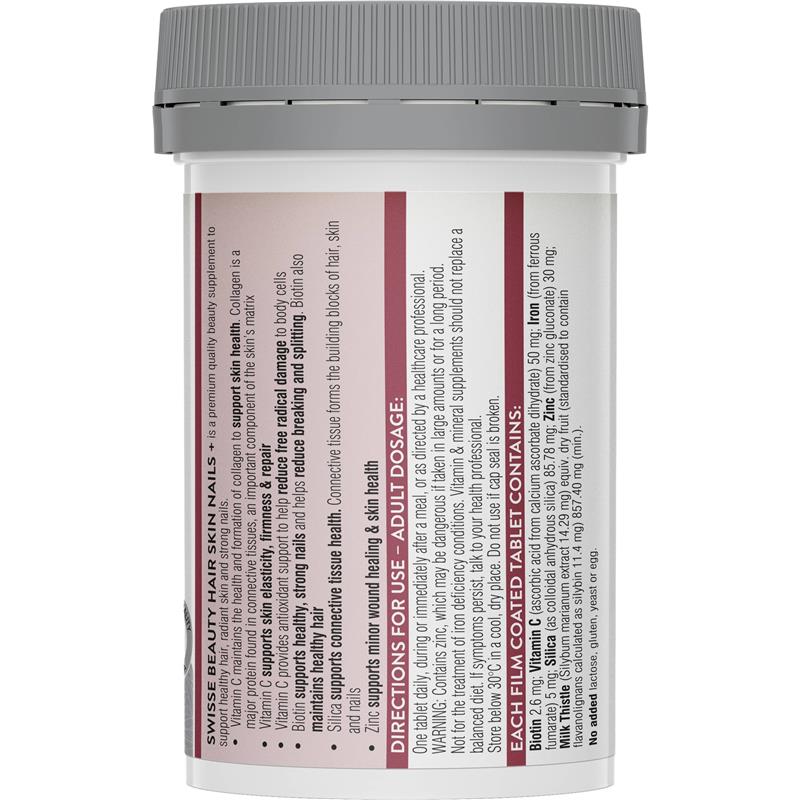 Load image into Gallery viewer, Swisse Beauty Hair Skin Nails+ 60 Tablets
