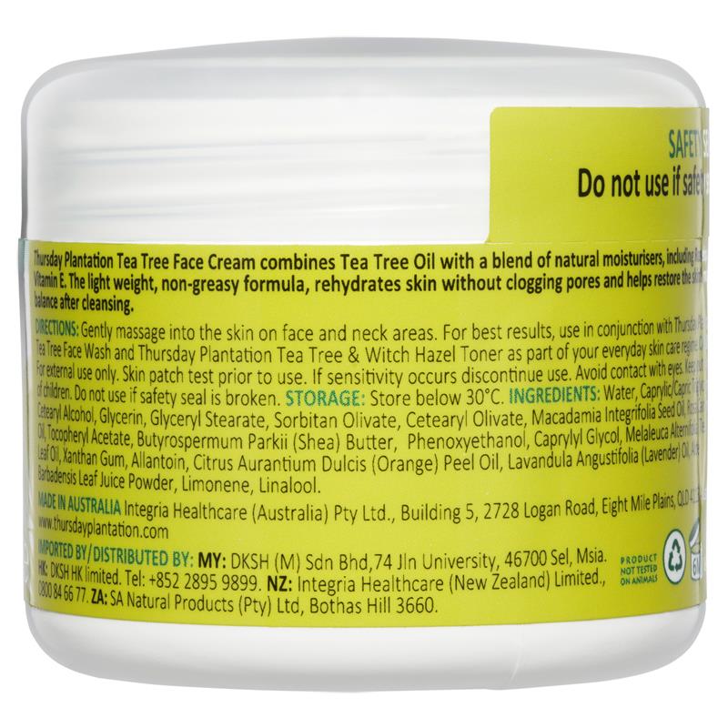 Load image into Gallery viewer, Thursday Plantation Tea Tree Face Cream 65g

