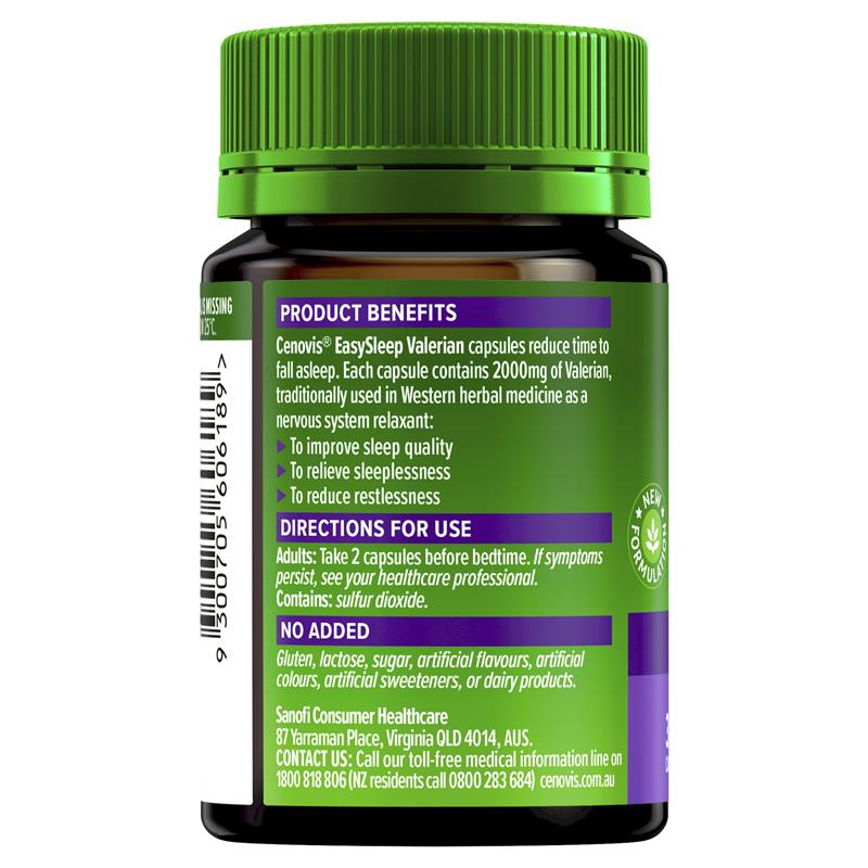 Load image into Gallery viewer, Cenovis Easy Sleep Valerian 2000mg 30 Capsules
