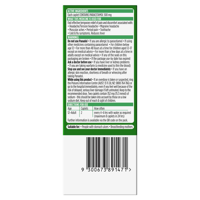 Load image into Gallery viewer, Panadol Rapid Paracetamol Pain Relief 16 Caplets
