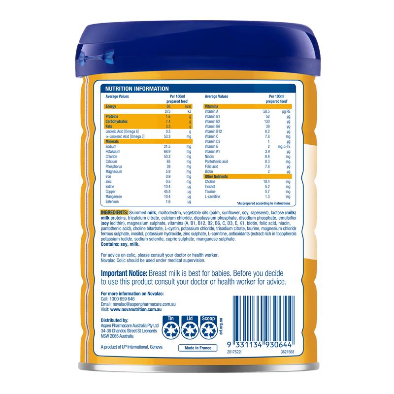 Load image into Gallery viewer, Novalac AC Colic Formula 0-12 Months 800g

