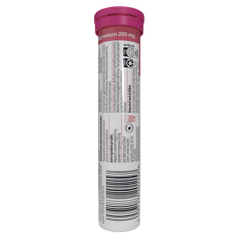 Load image into Gallery viewer, Voost Magnesium Strawberry Effervescent Tablets 20 Pack
