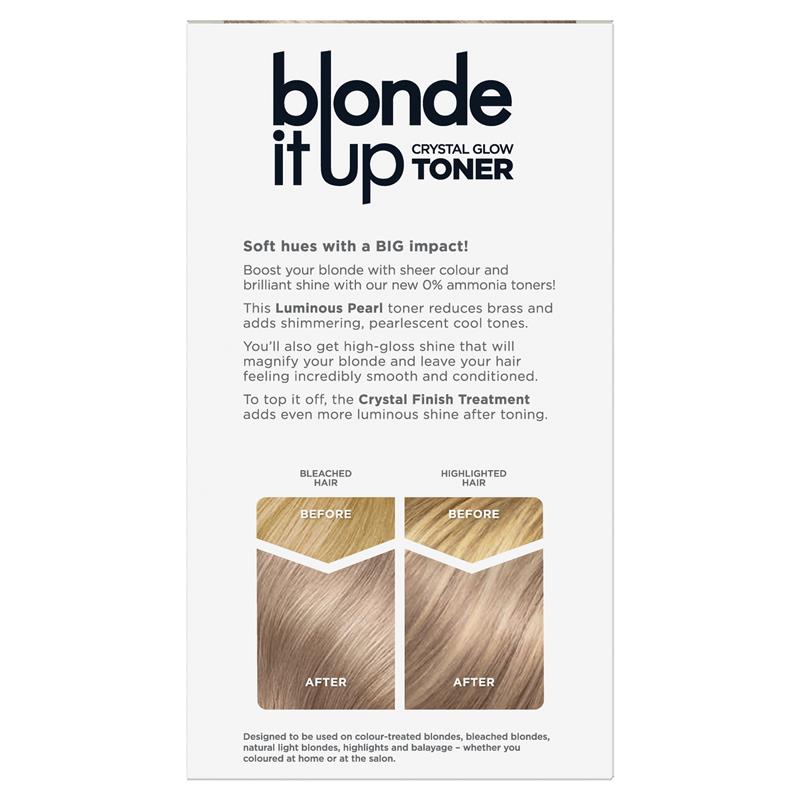 Load image into Gallery viewer, Clairol Blonde It Up Crystal Glow Semi Permanent Toner Luminous Pearl
