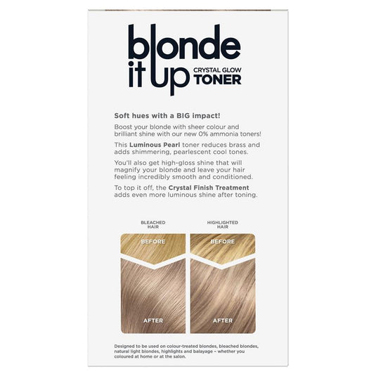 Clairol Blonde It Up Crystal Glow Semi Permanent Toner Luminous Pearl