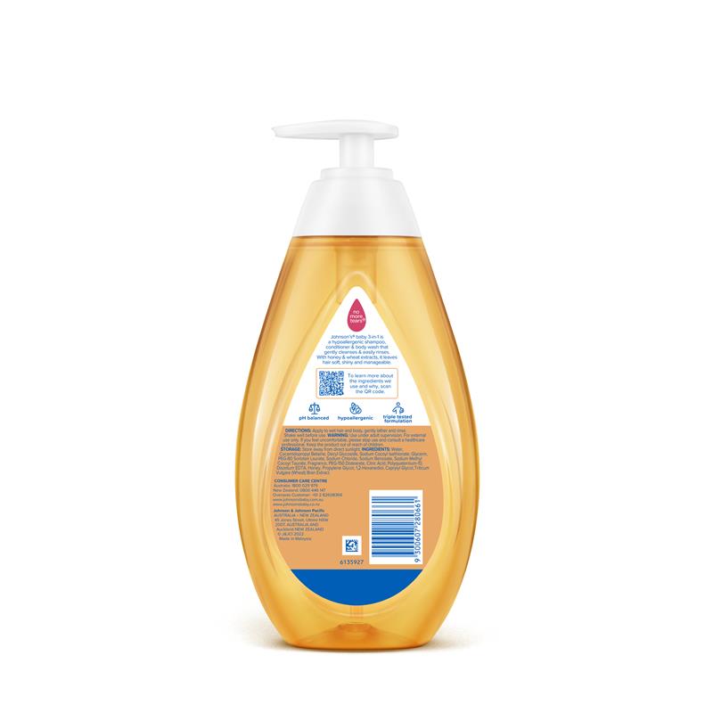 Load image into Gallery viewer, Johnson &amp; Johnson Baby Shampoo &amp; Conditioner Gentle 500mL
