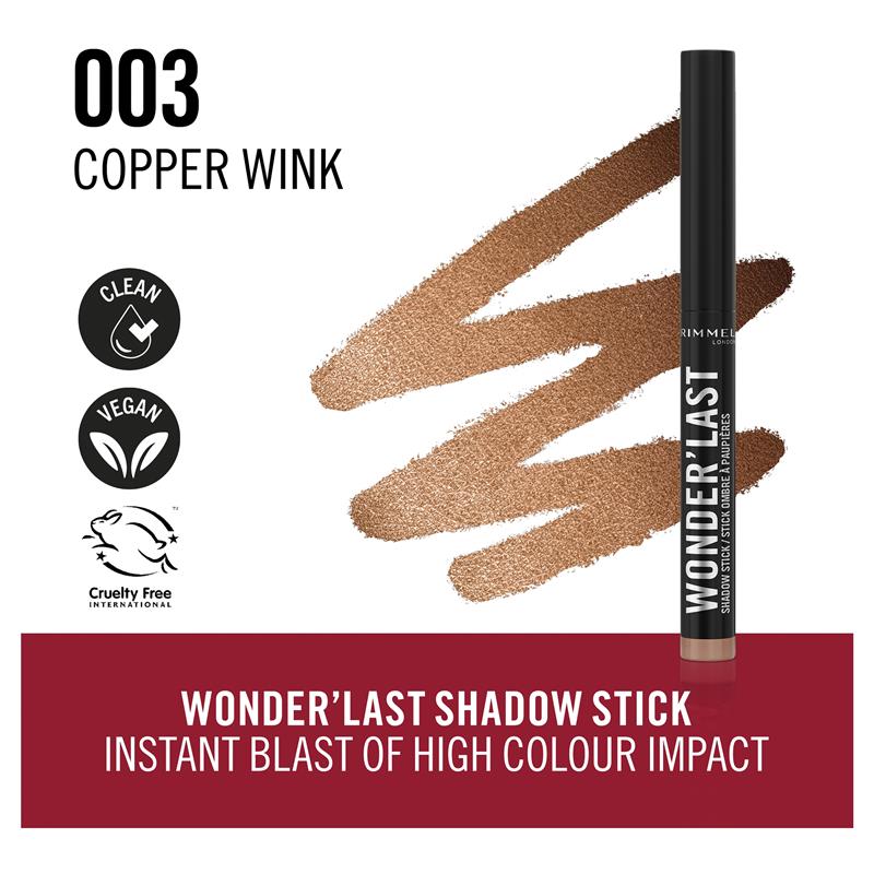 Load image into Gallery viewer, Rimmel Wonder Last Shadow Stick 003 Copper Wink
