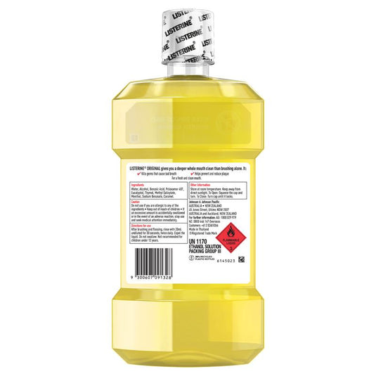 Listerine Mouthwash Original 750ml