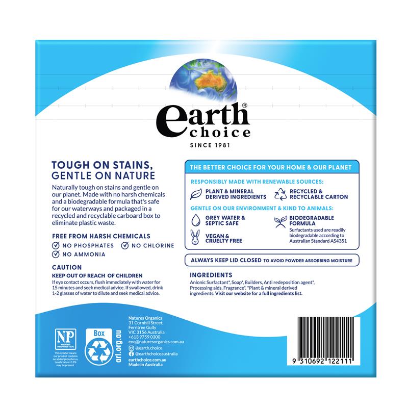 Load image into Gallery viewer, Earth Choice Laundry Powder Dual Format 1 kg

