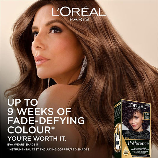 L'Oreal Paris Preference Toronto 3.12  Intense Cool Dark Brown