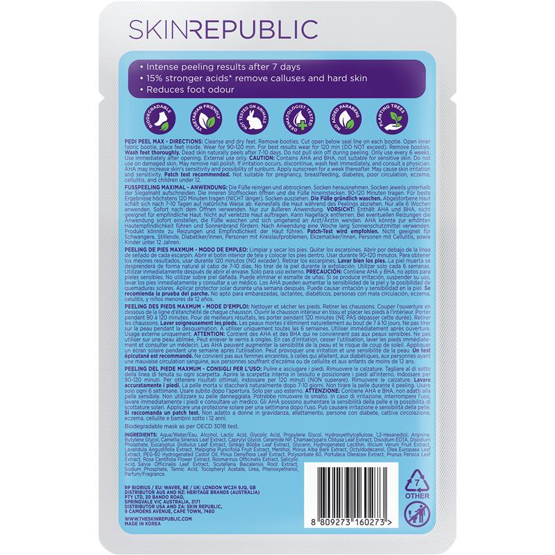 Load image into Gallery viewer, Skin Republic Pedi Peel Max Intensive Exfoliating Treatment
