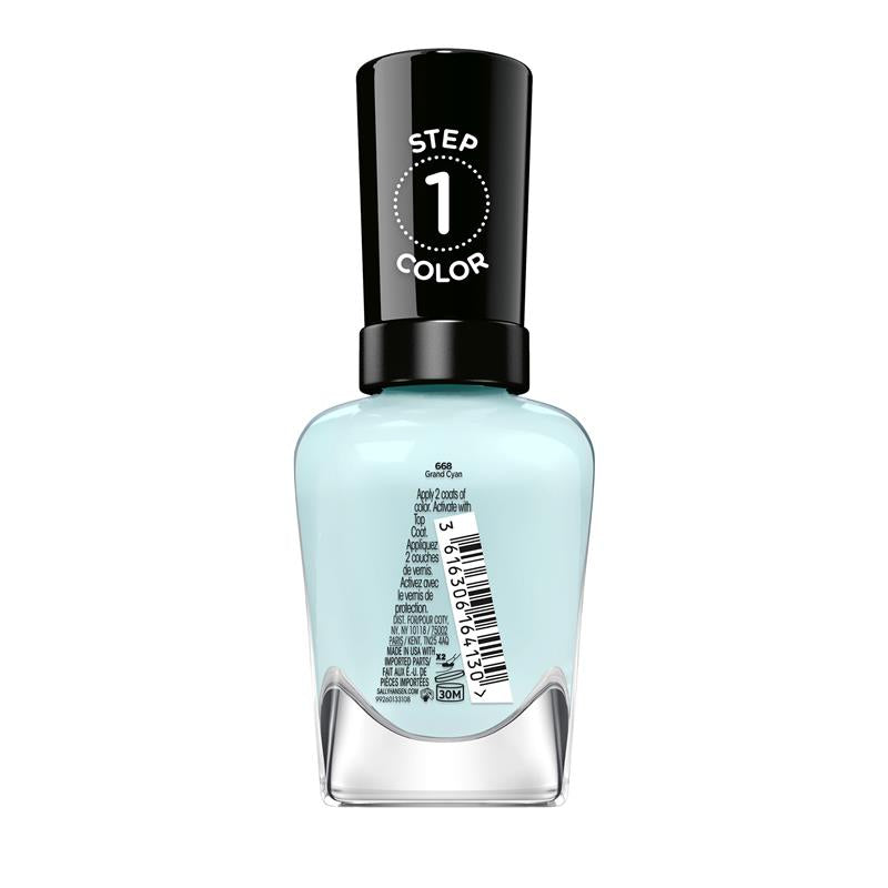 Load image into Gallery viewer, Sally Hansen Miracle Gel Nail Polish Grand Cyan 14.7ml
