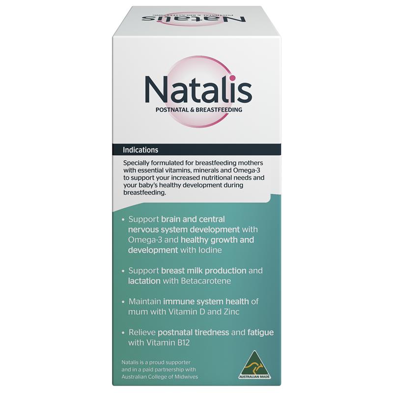 Load image into Gallery viewer, Natalis PostNatal &amp; Breastfeeding Support 60 Capsules
