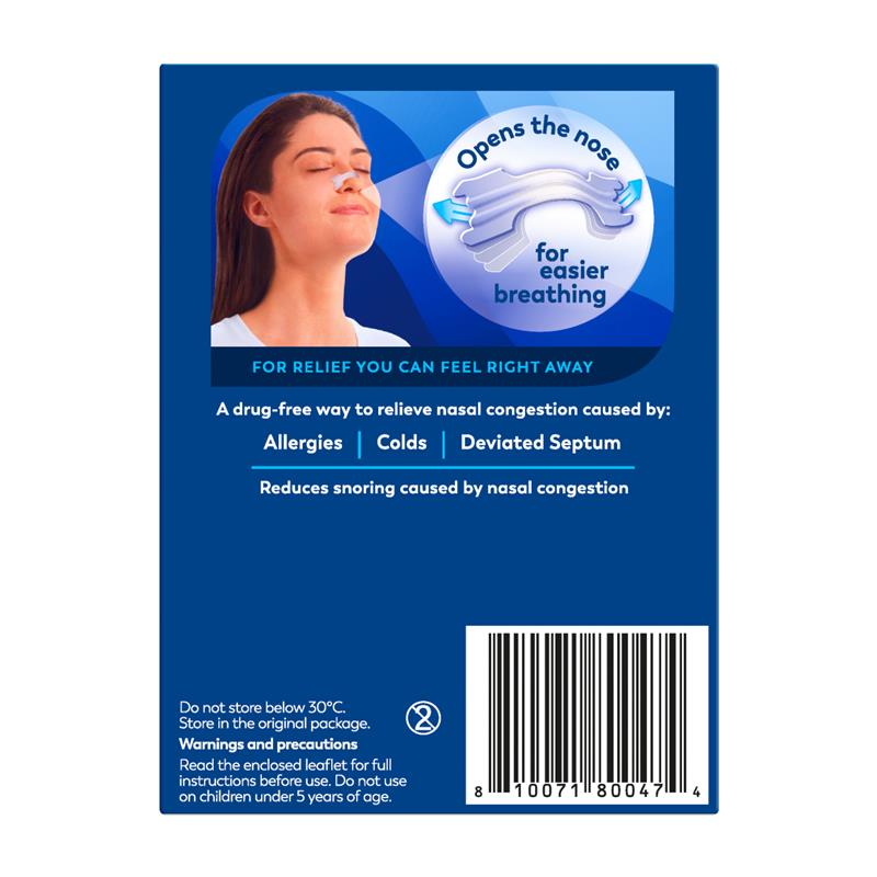 Load image into Gallery viewer, Breathe Right Clear Regular Nasal Congestion Strips 10
