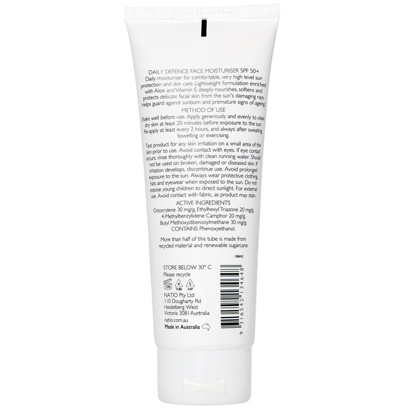 Load image into Gallery viewer, Natio Daily Defence Face Moisturiser SPF 50+ 100ml

