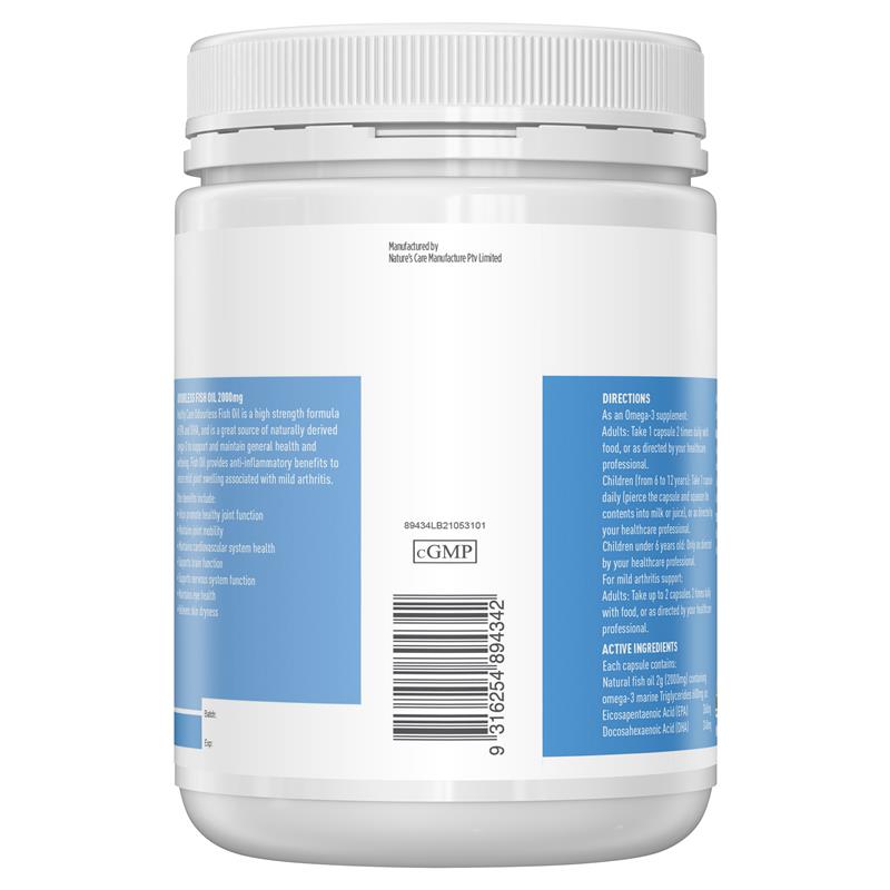 Load image into Gallery viewer, Healthy Care Fish Oil 2000mg 200 Capsules
