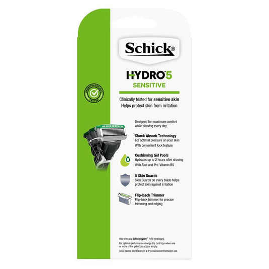 Schick Hydro 5 Sense Sensitive Mens Razor Kit