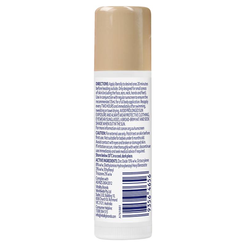 Load image into Gallery viewer, Cancer Council SPF 50+ Sport Zinc Stick Tinted 12g
