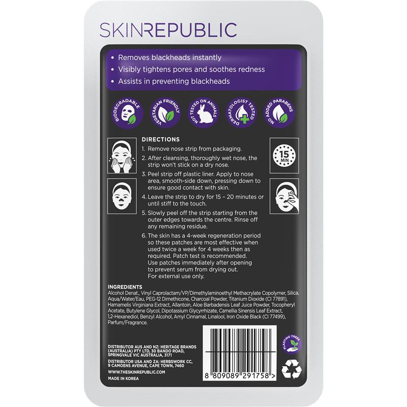 Load image into Gallery viewer, Skin Republic Charcoal Nose Strips

