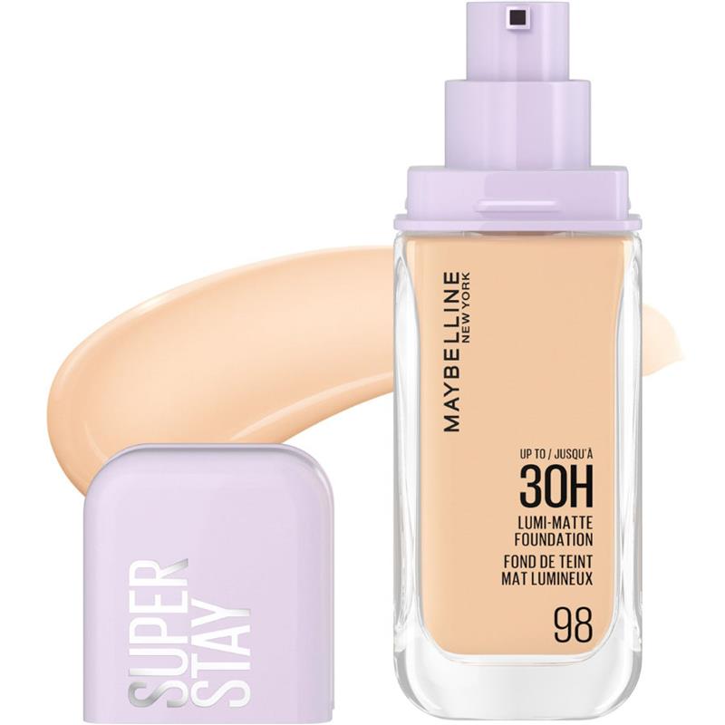 Load image into Gallery viewer, Maybelline Superstay Lumi Matte Foundation 98

