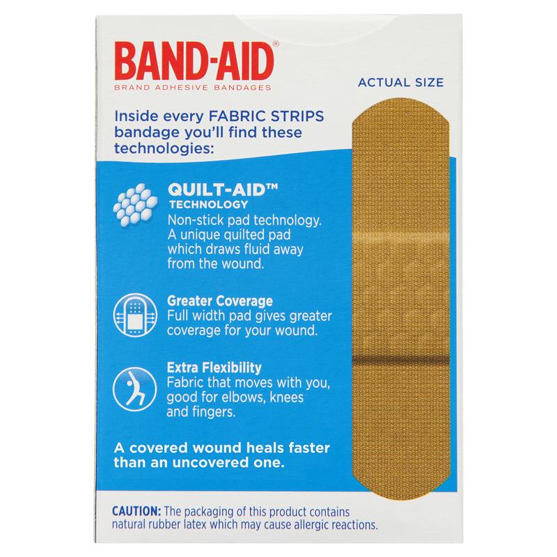 Load image into Gallery viewer, Band-Aid Adhesive Fabric Strips 50 Pack
