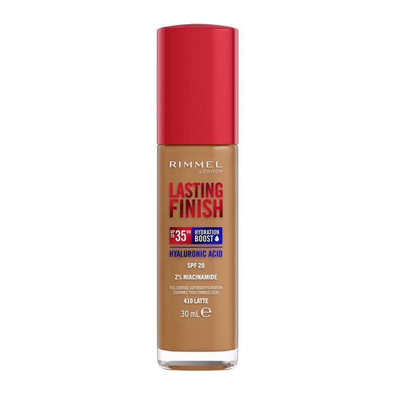 Load image into Gallery viewer, Rimmel Lasting Finish 35HR Foundation 410 Latte

