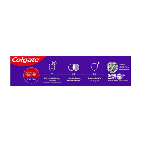 Colgate Toothpaste Optic White Purple 100g