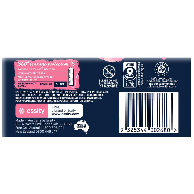 Load image into Gallery viewer, Libra Tampons Super 16
