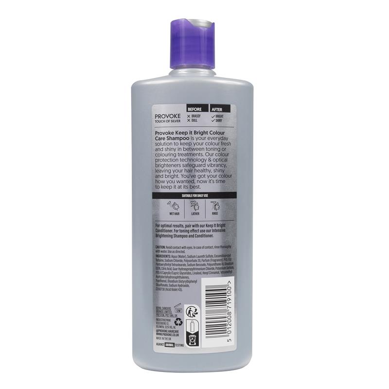 Load image into Gallery viewer, Provoke Touch Of Silver Colour Care Shampoo 400ml
