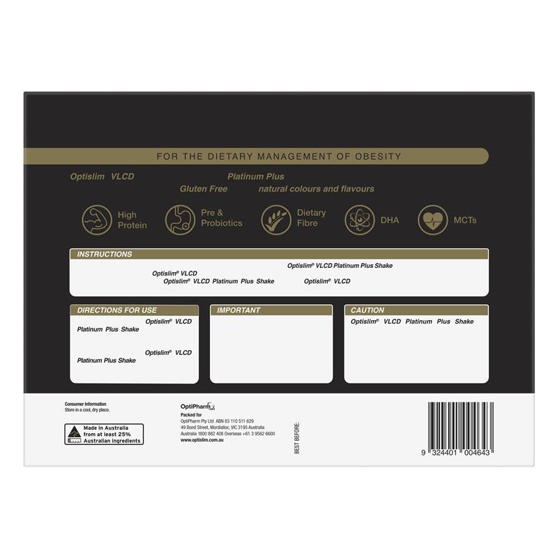 Load image into Gallery viewer, Optislim VLCD Platinum PLUS Chocolate 18x53g
