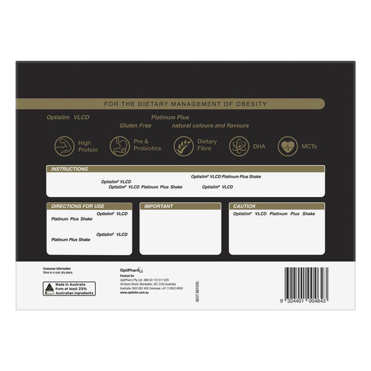 Optislim VLCD Platinum PLUS Chocolate 18x53g