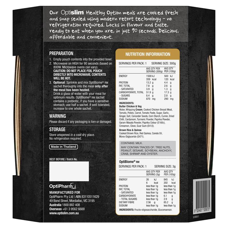 Load image into Gallery viewer, Optislim Healthy Option Meal Butter Chicken &amp; Vegetables 300g
