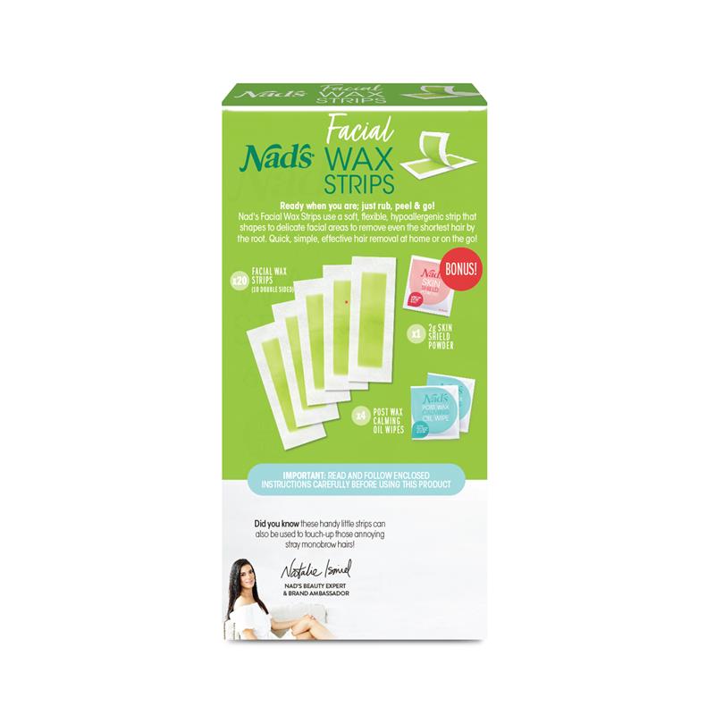 Load image into Gallery viewer, Nad's Facial Wax Strips 20
