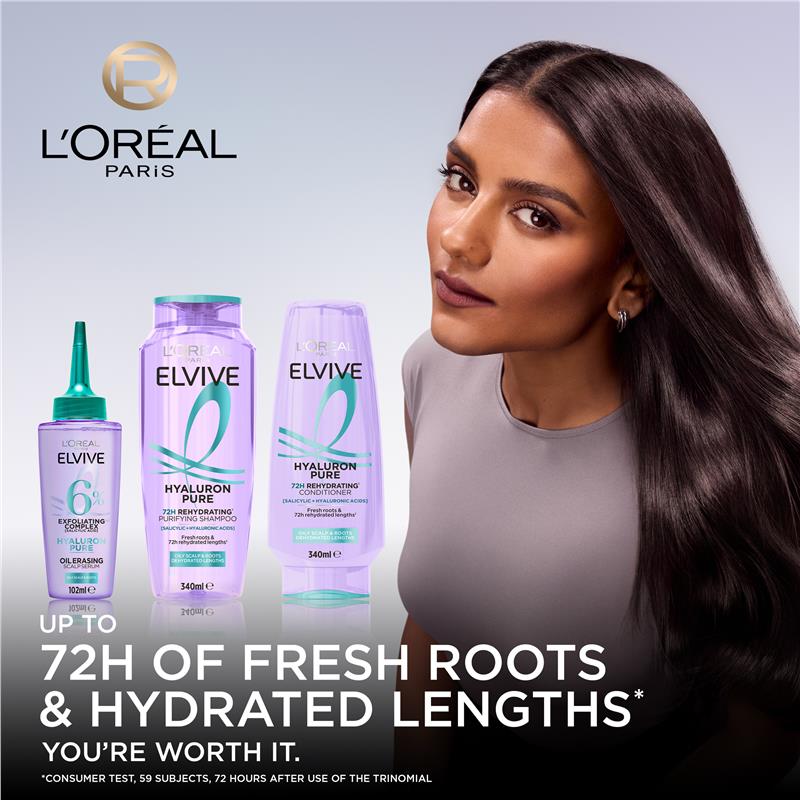 Load image into Gallery viewer, L'Oreal Elvive Hyaluron Pure Conditioner 340ml
