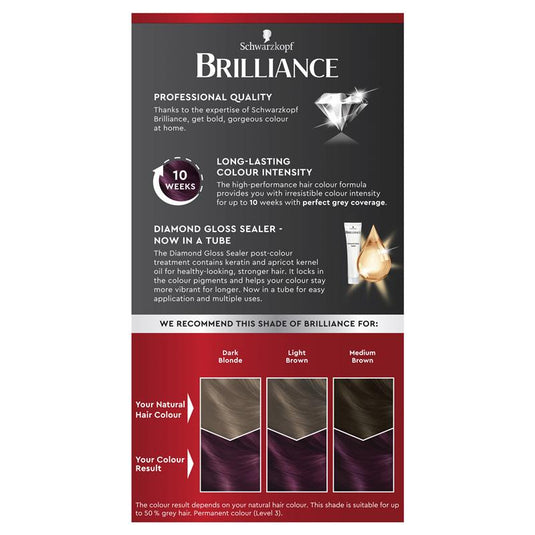 Schwarzkopf Brilliance 59 Violet Wild Silk New