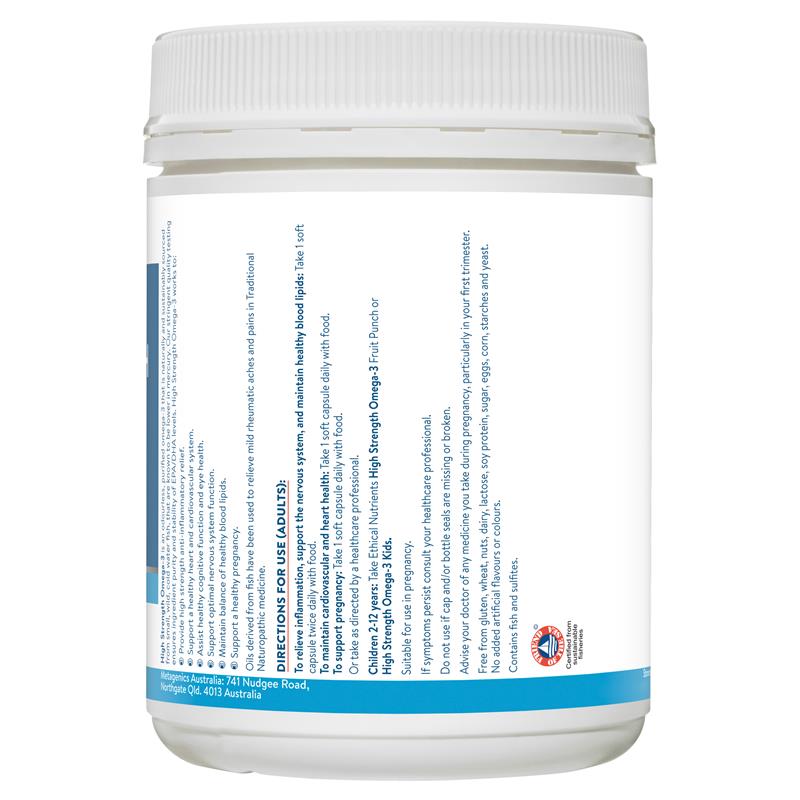 Load image into Gallery viewer, Ethical Nutrients High Strength Omega-3 220 Capsules
