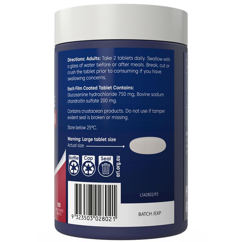Load image into Gallery viewer, Bioglan Glucosamine + Chondroitin 180 Tablets
